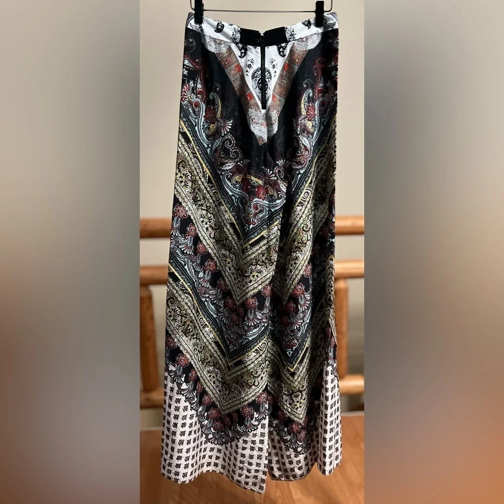 Alice + Olivia Boho Wide Leg Palazzo Pants Size 2
